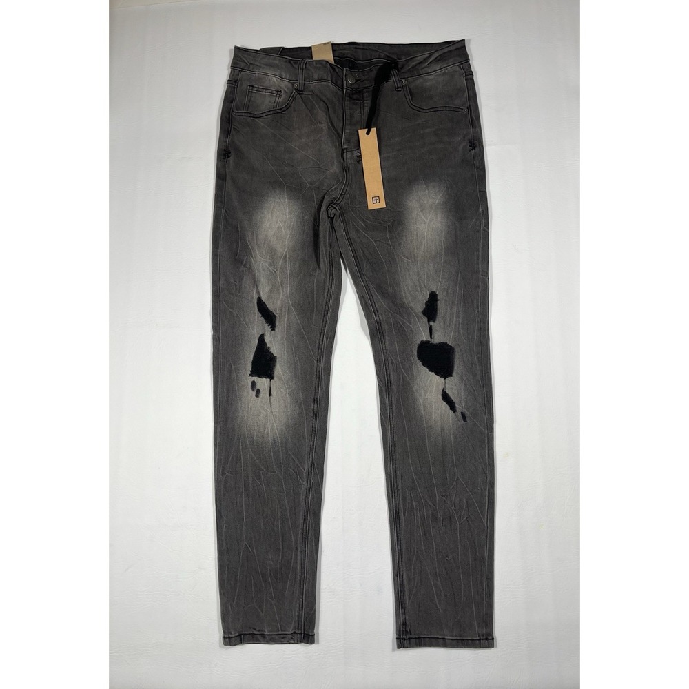 Ksubi Van Winkle Hunter Jeans Mens 38 Black Skinny NWT